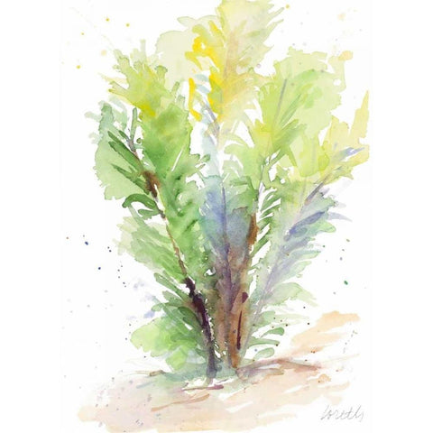 Seagrasses and Eelgrasses V Gold Ornate Wood Framed Art Print with Double Matting by Loreth, Lanie