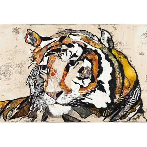 Out Of The Jungle I Black Modern Wood Framed Art Print by Ritter, Gina