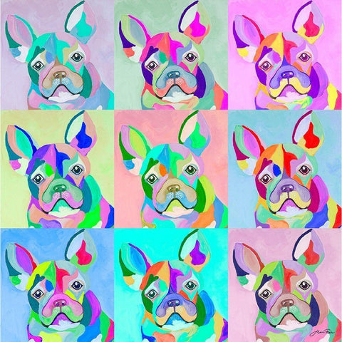 Pup Art White Modern Wood Framed Art Print by Ritter, Gina