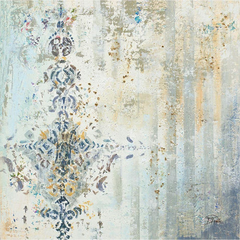 Worn Out I Black Modern Wood Framed Art Print by Pinto, Patricia