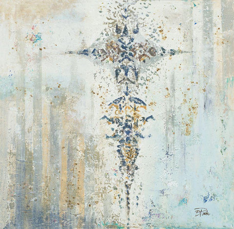 Worn Out II Black Ornate Wood Framed Art Print with Double Matting by Pinto, Patricia