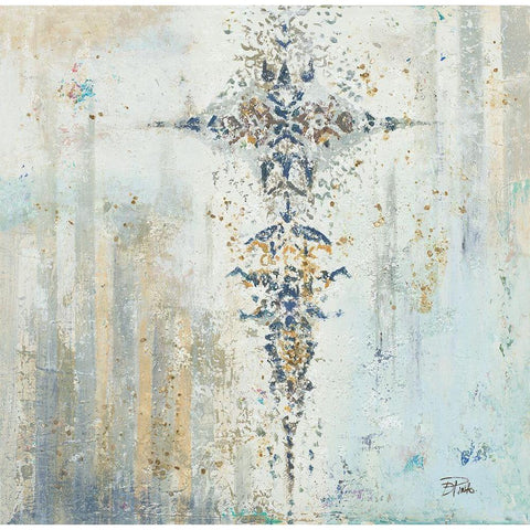 Worn Out II Gold Ornate Wood Framed Art Print with Double Matting by Pinto, Patricia