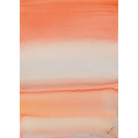 Ocean Dusk IV White Modern Wood Framed Art Print by Loreth, Lanie