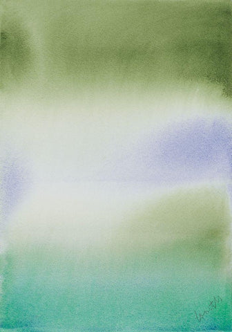 Beach Front II White Modern Wood Framed Art Print with Double Matting by Loreth, Lanie