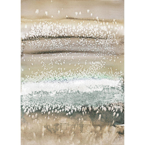 Neutral Winds Black Modern Wood Framed Art Print with Double Matting by Loreth, Lanie