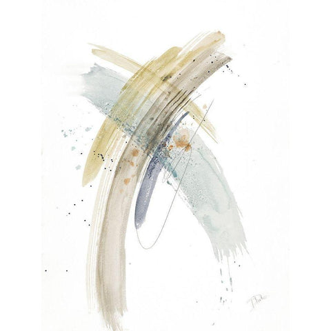 Color Wash White Modern Wood Framed Art Print by Pinto, Patricia