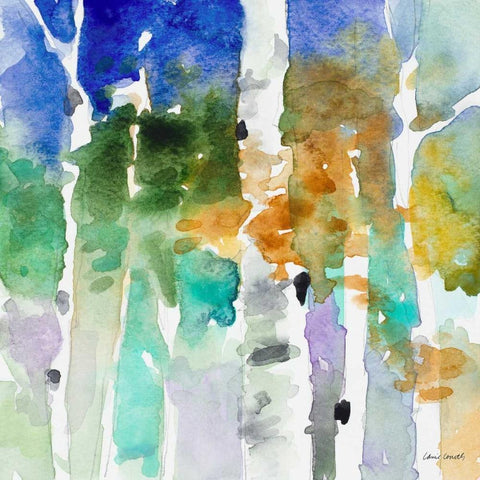 Up to the Northern Skies I Gold Ornate Wood Framed Art Print with Double Matting by Loreth, Lanie