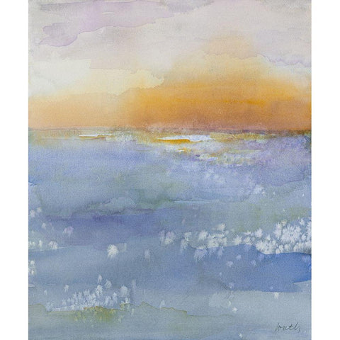 On the Sea White Modern Wood Framed Art Print by Loreth, Lanie