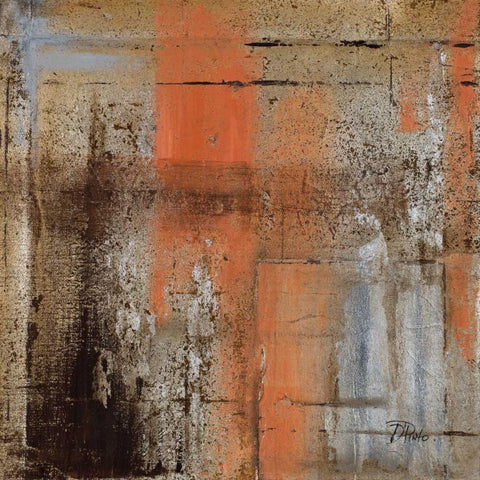 Coral On Silver II Black Modern Wood Framed Art Print by Pinto, Patricia