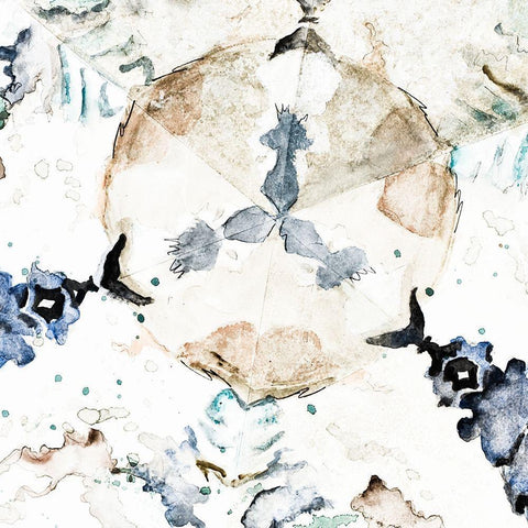 Kaleidoscope Close Up White Modern Wood Framed Art Print with Double Matting by Pinto, Patricia