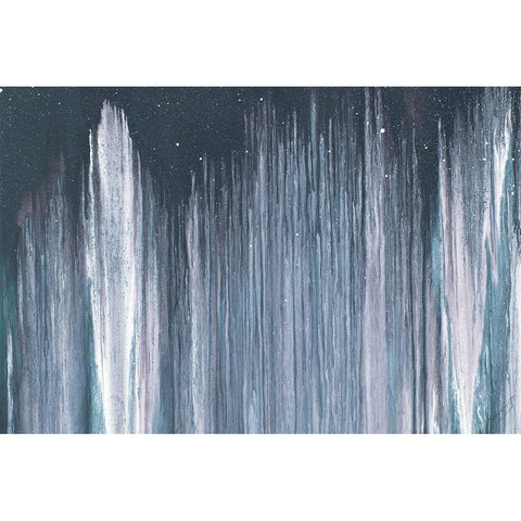 City in the Night Black Modern Wood Framed Art Print by Gonzalez, Roberto