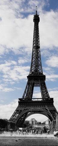 Parisian Trip II White Modern Wood Framed Art Print with Double Matting by Navas, Emily