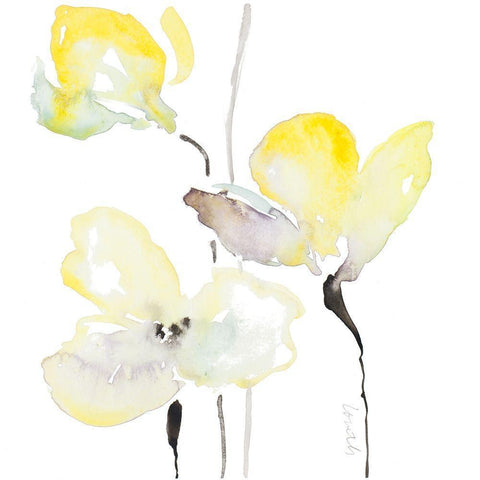 Basking in the Sunshine IV Black Modern Wood Framed Art Print by Loreth, Lanie