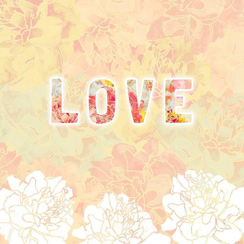 Inspire IV Gold Ornate Wood Framed Art Print with Double Matting by James, Nola