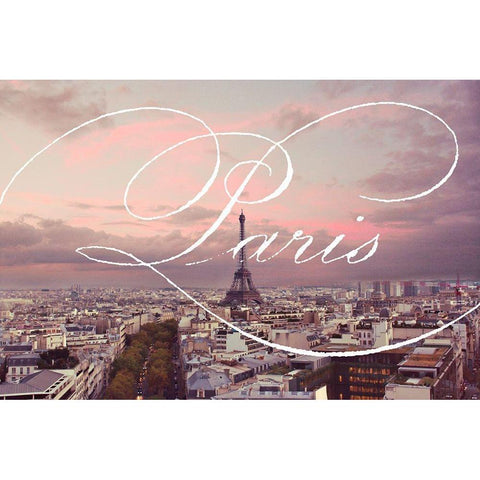 Paris Views Black Modern Wood Framed Art Print by Navas, Emily