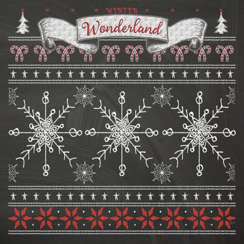 Holiday Sweater I Gold Ornate Wood Framed Art Print with Double Matting by Metz, Andi