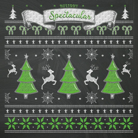 Holiday Sweater II Black Modern Wood Framed Art Print by Metz, Andi