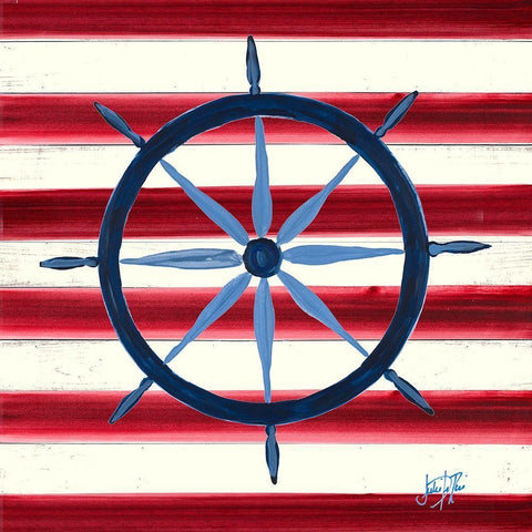 Sailors Life III Black Ornate Wood Framed Art Print with Double Matting by DeRice, Julie