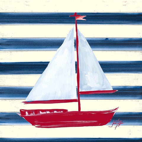 Sailors Life IV Black Ornate Wood Framed Art Print with Double Matting by DeRice, Julie