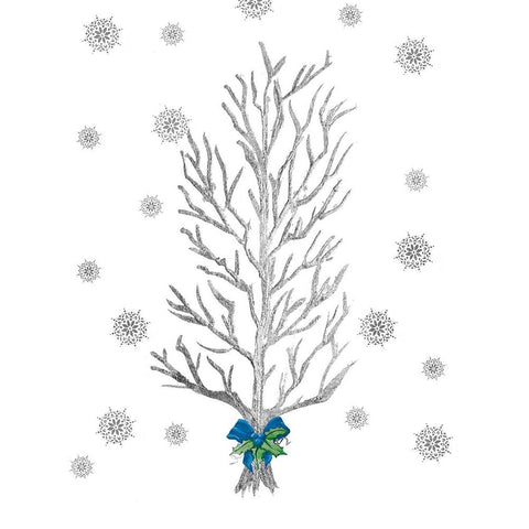 Winter Tree White Modern Wood Framed Art Print by Ritter, Gina