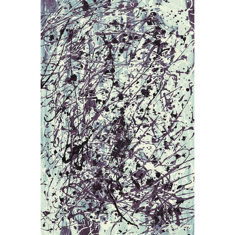 Imperfect Inks White Modern Wood Framed Art Print by Mercado, M.
