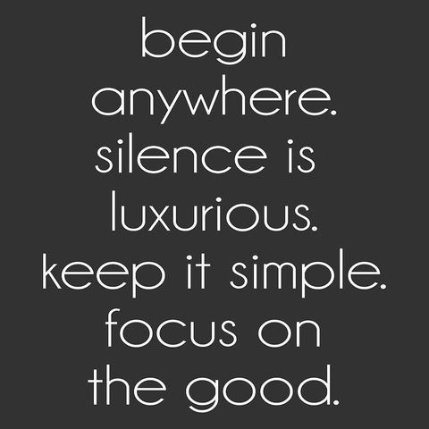 Begin Anywhere Black Modern Wood Framed Art Print with Double Matting by SD Graphics Studio