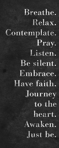 Just Be Black Ornate Wood Framed Art Print with Double Matting by SD Graphics Studio