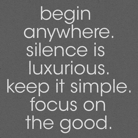 Begin Anywhere Black Modern Wood Framed Art Print by SD Graphics Studio