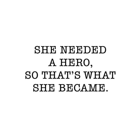 Hero Black Modern Wood Framed Art Print with Double Matting by SD Graphics Studio