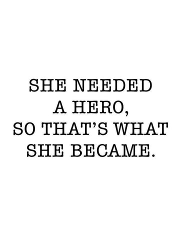 Hero White Modern Wood Framed Art Print with Double Matting by SD Graphics Studio