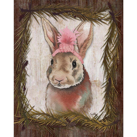 Woodland Animals II Gold Ornate Wood Framed Art Print with Double Matting by Medley, Elizabeth