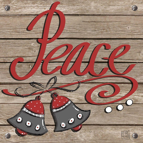 Holiday Feelings on Wood I White Modern Wood Framed Art Print by Mosher, Deidre