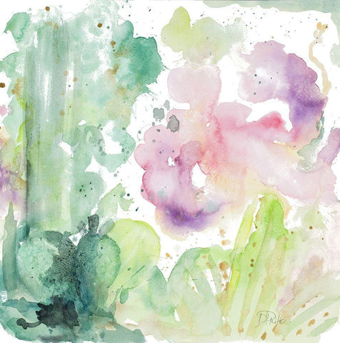 Modern Desert Black Ornate Wood Framed Art Print with Double Matting by Pinto, Patricia