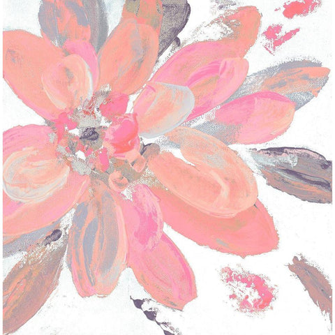 Blooming Moment I Black Modern Wood Framed Art Print with Double Matting by Loreth, Lanie