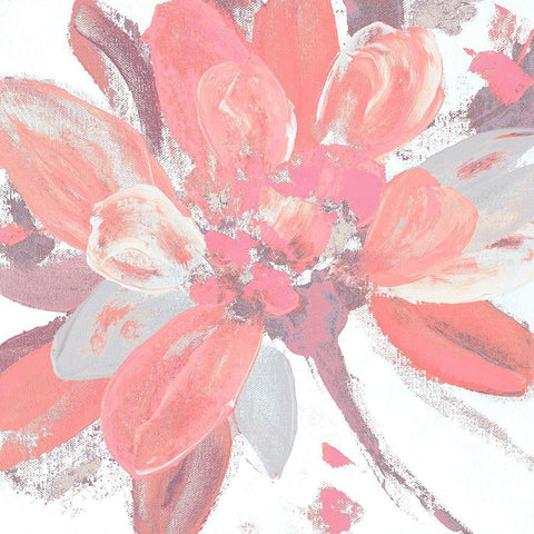 Blooming Moment I Black Modern Wood Framed Art Print with Double Matting by Loreth, Lanie