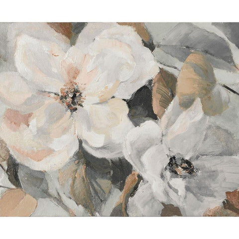 Endless Neutral Blossom I Gold Ornate Wood Framed Art Print with Double Matting by Loreth, Lanie