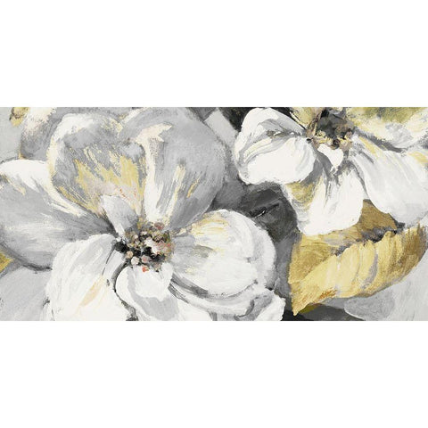 Neutral Endless Blossoms Panel White Modern Wood Framed Art Print by Loreth, Lanie