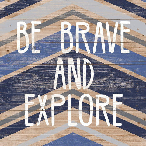 Wake and Explore II Gold Ornate Wood Framed Art Print with Double Matting by SD Graphics Studio