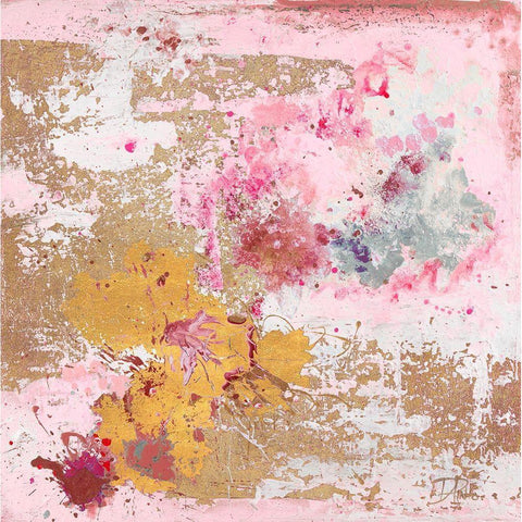 The Beyond In Rose Gold Ornate Wood Framed Art Print with Double Matting by Pinto, Patricia