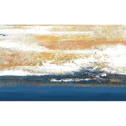 Unpredictable Sea Black Modern Wood Framed Art Print by Pinto, Patricia