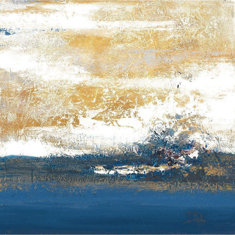 Unpredictable Sea White Modern Wood Framed Art Print by Pinto, Patricia