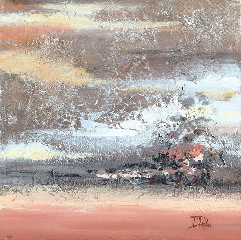 Unpredictable White Modern Wood Framed Art Print with Double Matting by Pinto, Patricia