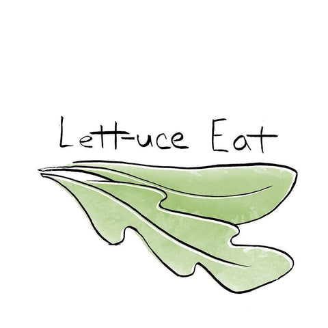 Food is Good I White Modern Wood Framed Art Print by Edwins, Hugo