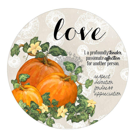 Loving Harvest White Modern Wood Framed Art Print with Double Matting by Diannart