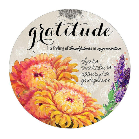 Grateful Harvest White Modern Wood Framed Art Print by Diannart