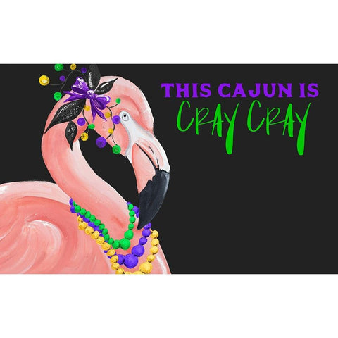 Crazy Cajun Gold Ornate Wood Framed Art Print with Double Matting by Ritter, Gina