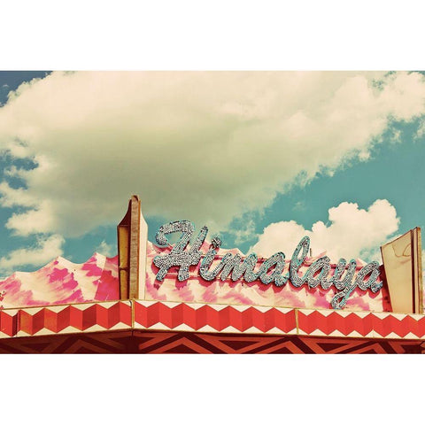 Himalaya Sign Black Modern Wood Framed Art Print by Bryant, Susan