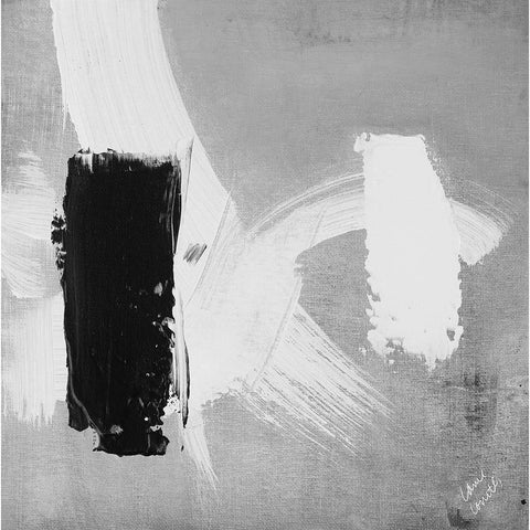 City Scene II White Modern Wood Framed Art Print by Loreth, Lanie