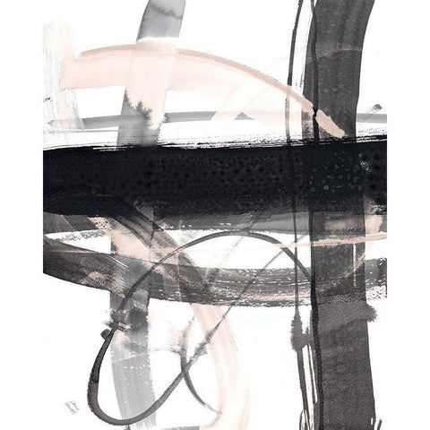 Urban Vibe With Blush II Gold Ornate Wood Framed Art Print with Double Matting by Loreth, Lanie