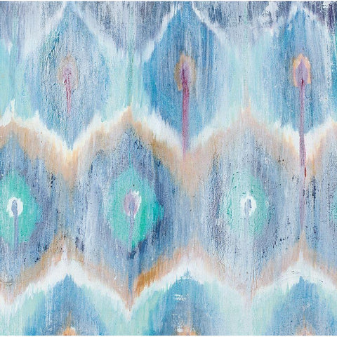 New Ikat II Black Modern Wood Framed Art Print by Pinto, Patricia